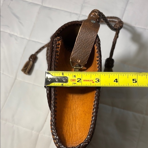 Tooled Leather Purse Shoulder Bag Horse Floral Adjustable Strap - Picture 4 of 9